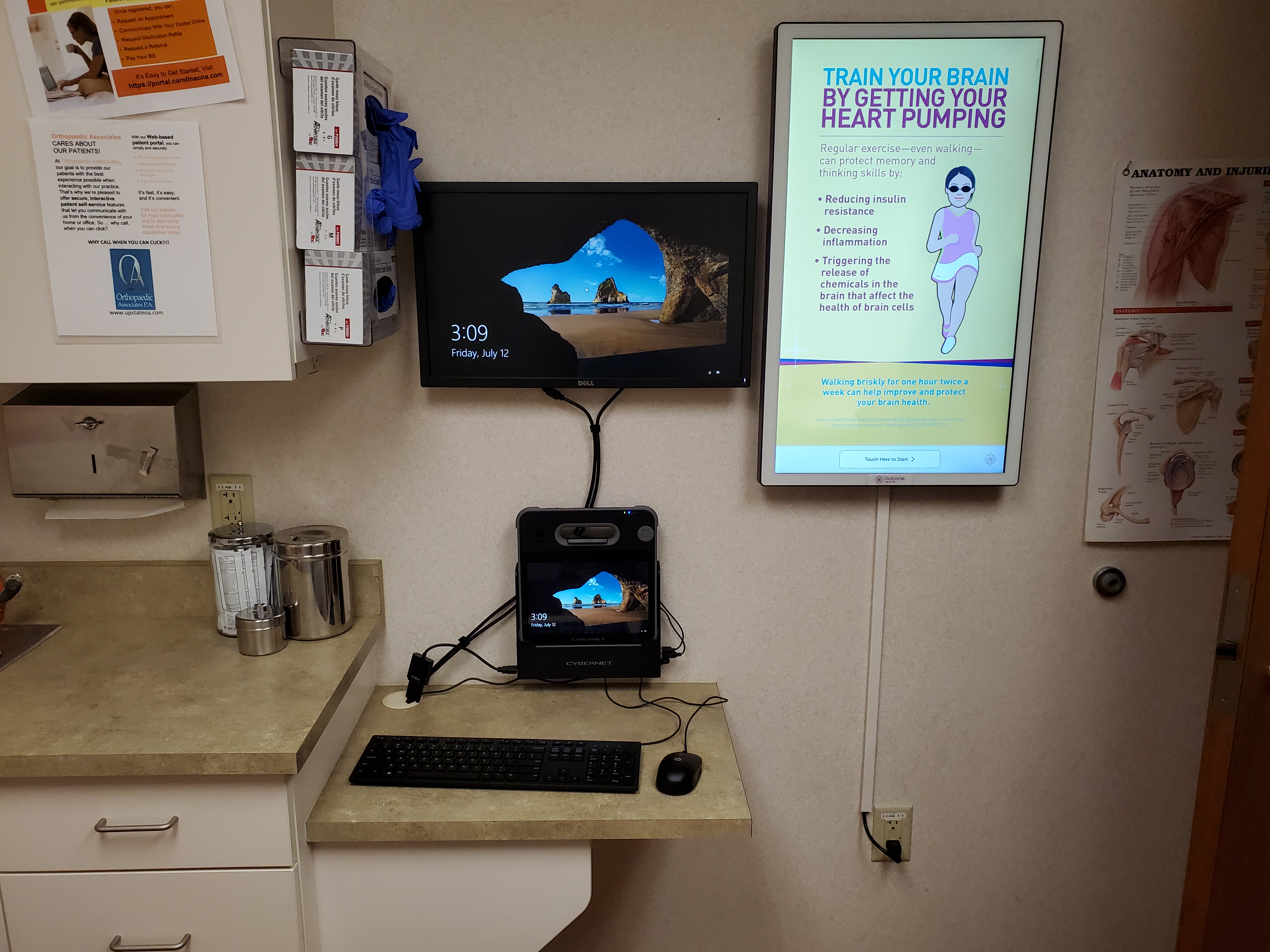 Fast Growing Orthopedic Clinic Chooses Cybernet for Exam Rooms