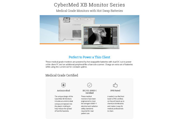 CyberMed XB Monitors
