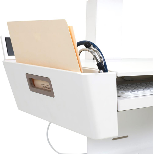 Customizable Medical Cart with LCD Arm