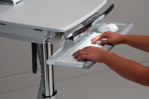 Ergonomic All-In-One PC Cart