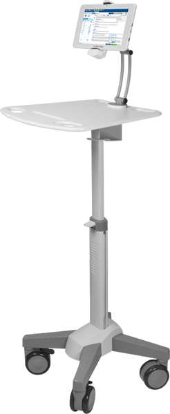 Tablet Cart on Wheels