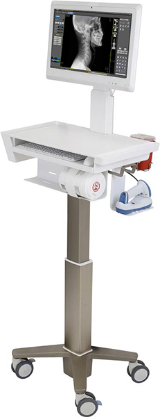 Medical Cart with LCD Arm