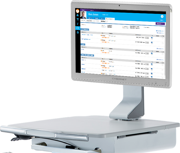 VESA Mount All-In-One PC Cart