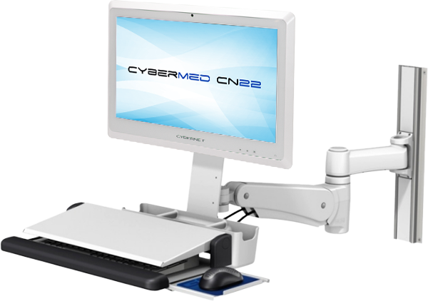 Variable Height Workstation with Large Work Surface